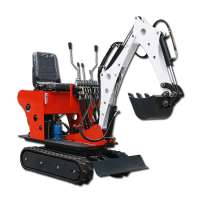 VTW-08 0.8 Ton 11.7 HP Mini Hydraulic Crawler Excavator Machine for Sale