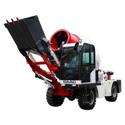 China Manufacturer Supplier 1 to 4 CBM Small Mini Self Loading Concrete Mixer Truck Price for Sale